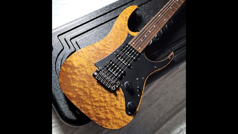 IBANEZ RG870RWZ premium　アメリカ/ヨーロッパ限定モデル エレキギター】「ソノケリン」TOP？ IbanezのウッディなRGトレモロ