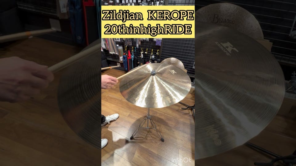 新製品:シンバル】Zildjian 400th Vault 15″ Crash & 20″ Ride