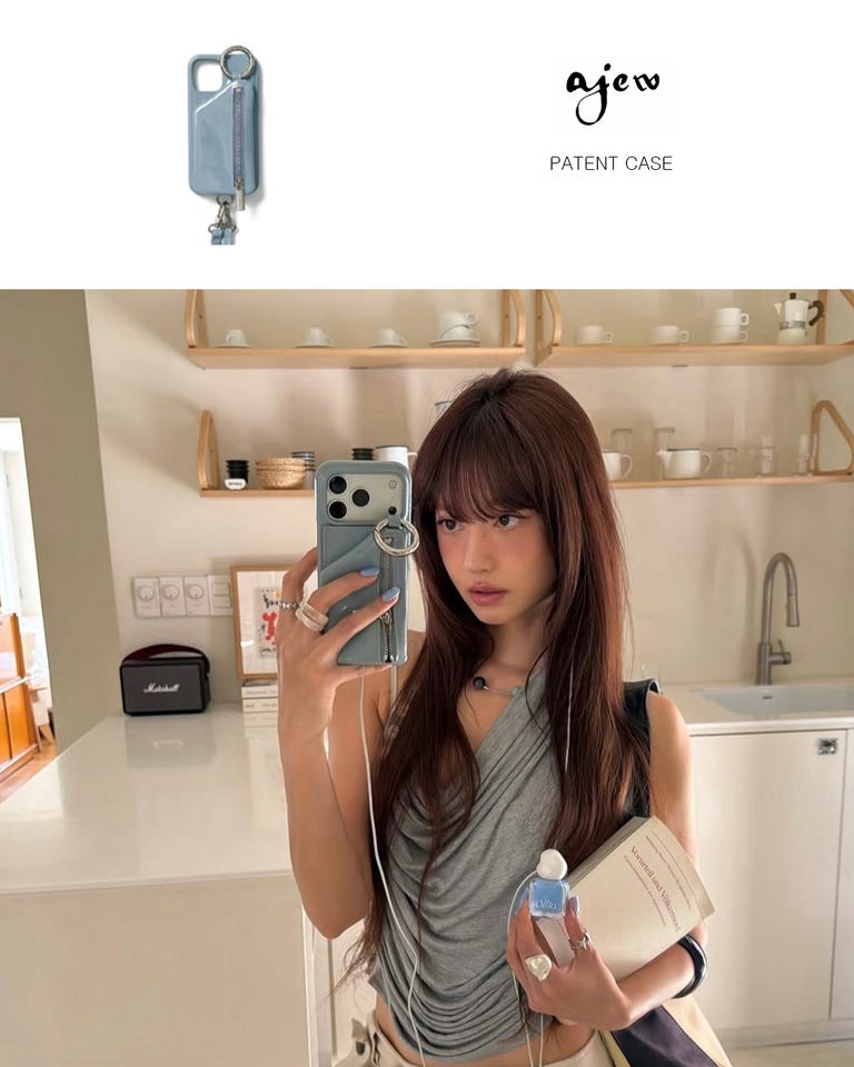 ajew patent case | iPhone17ProMax / blue（カードケース有） - ajew