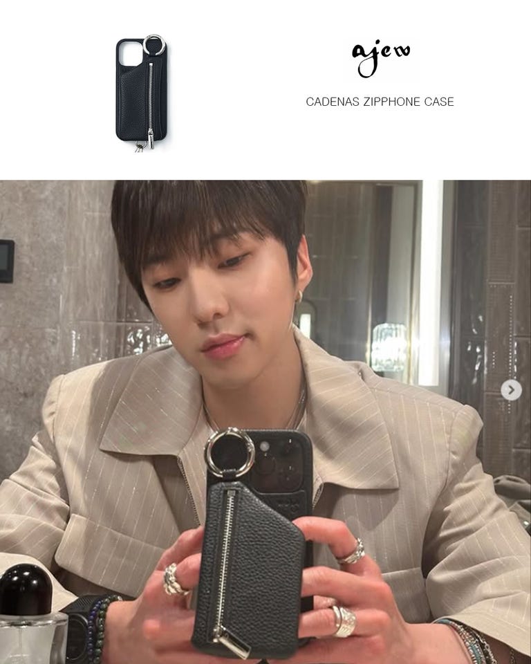 ajew cadenas zipphone case | iPhone17 / black - ajew（エジュー