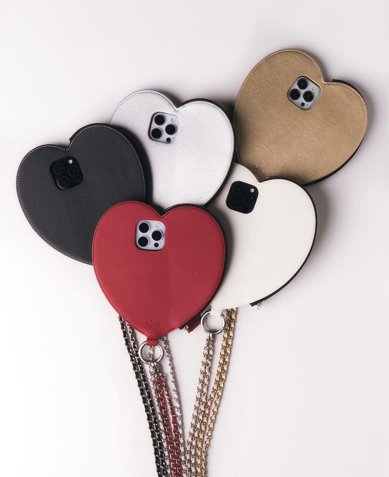 dress HEART | iPhone16Pro / silver - ajew（エジュー）公式サイト