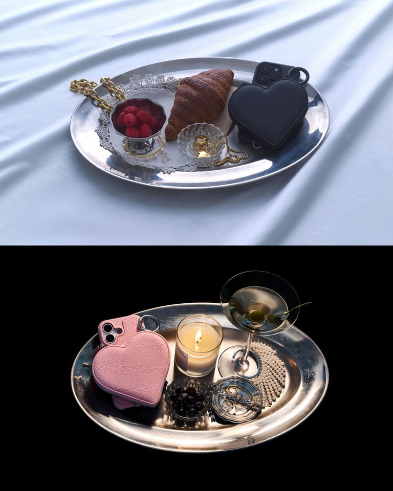 Bijou De Mコラボ PU HEART pocket case (MagSafe対応iPhoneケース