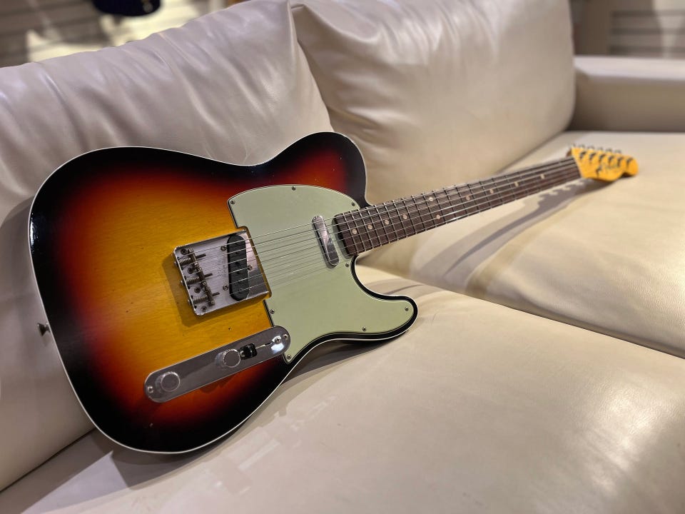 1960 Telecaster Custom Journeyman Relic/3-Color Sunburst: エレキ