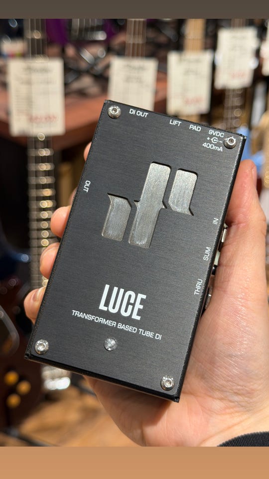 LUCE / Transformer-based Tube DI: エフェクター｜三木楽器公式通販サイト
