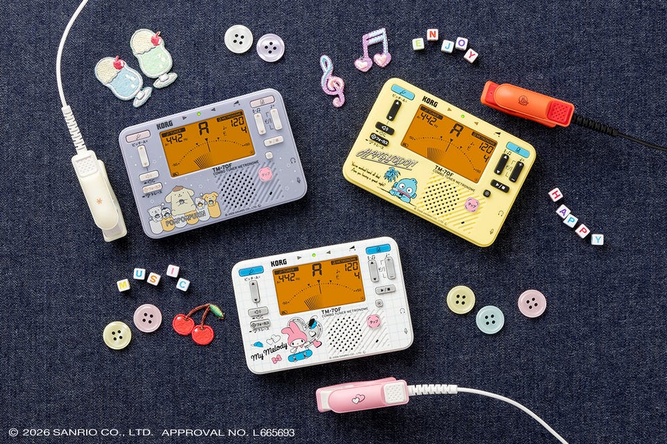 KORG コルグ TM-70C SPN ポムポムプリン チューナー メトロノーム