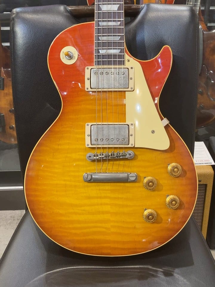 Murphy Lab 1959 Les Paul Standard Aged Orange Sunset Fade Ultra