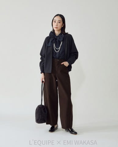 新品タグ付　レキップ　クチュリエ　シルク　ブラウス　38 定価85800円 L'EQUIPE（レキップ）｜BIGI ONLINE STORE - ビギオンラインストア