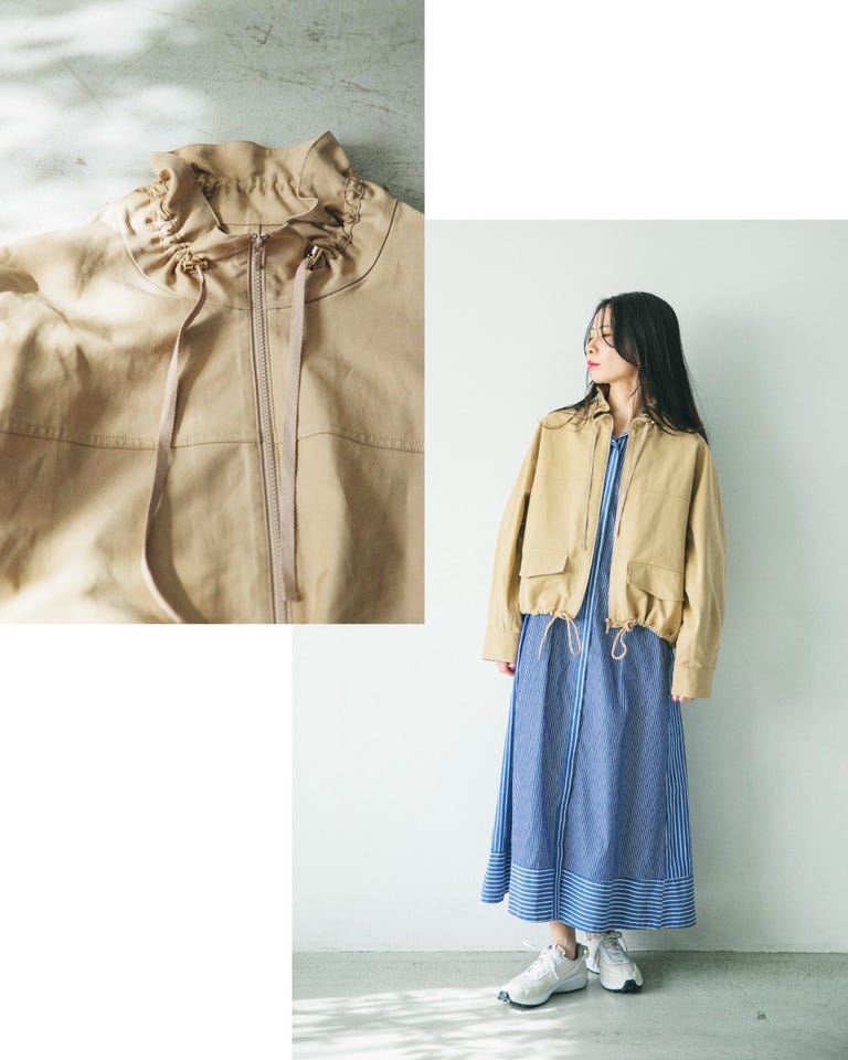 quaranciel:〈洗濯機可能〉ビッグカラー Aライン シャツ ワンピース