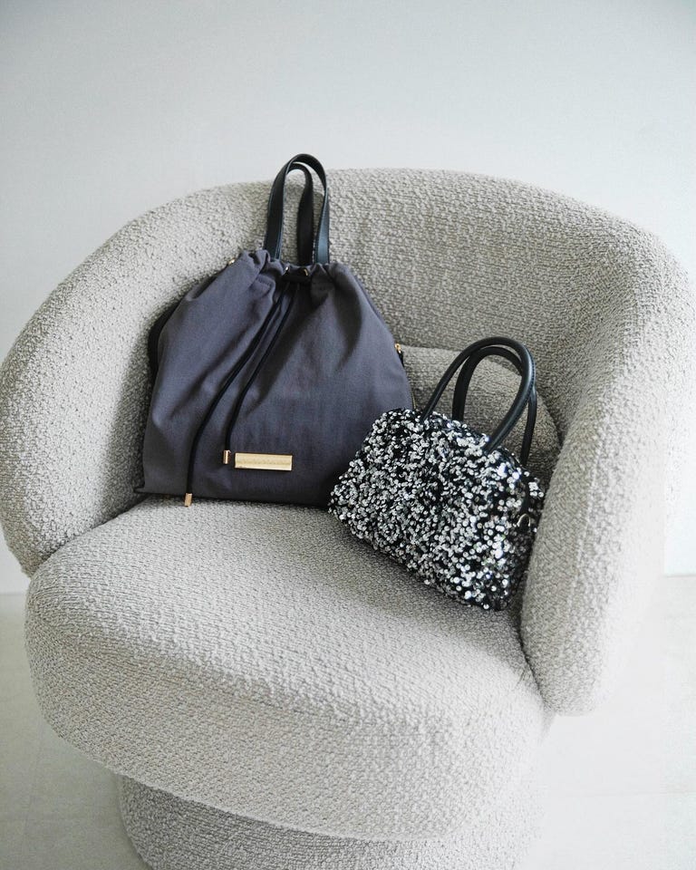2way コンビ バケツ ショルダーバッグ × フェイクファー 巾着｜ SHIPS