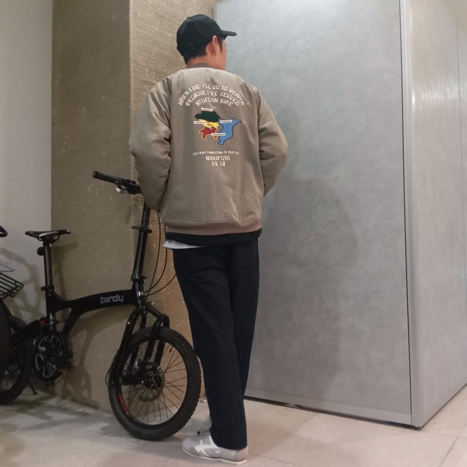 ヘビーサテンフライトブルゾン｜narifuri オンラインストア