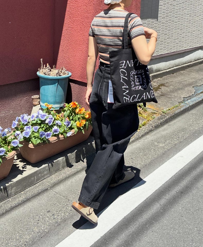 レディース】GRAPHIC TOTE BAG | CLANE(クラネ) / バッグ トートバッグ