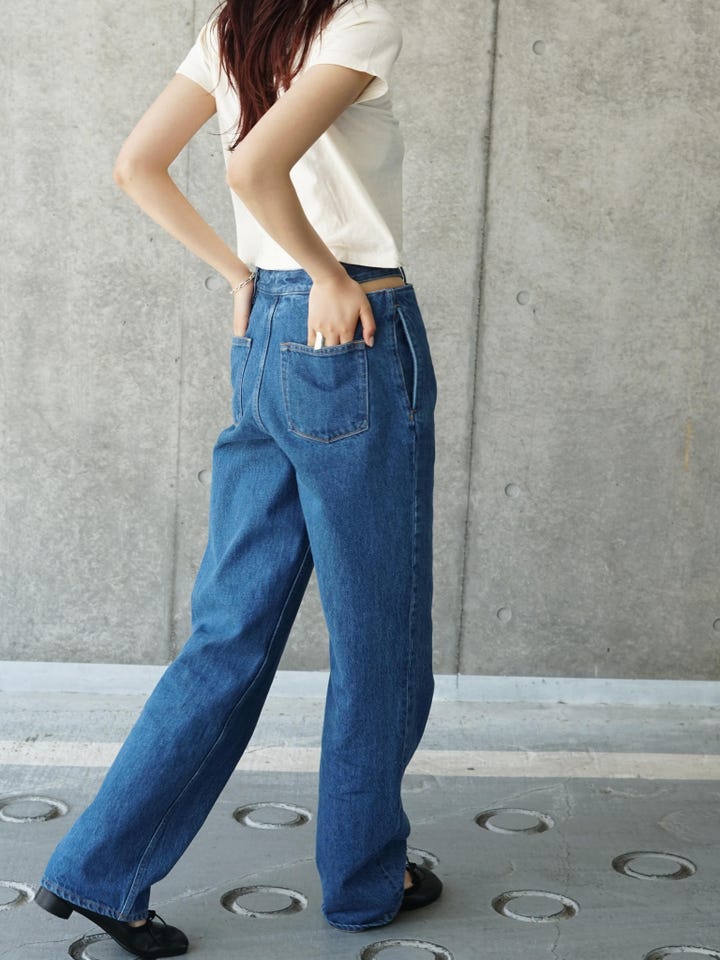 レディース】DENIM TROUSER 140 AW 23 TREATED | JIL SANDER(ジル