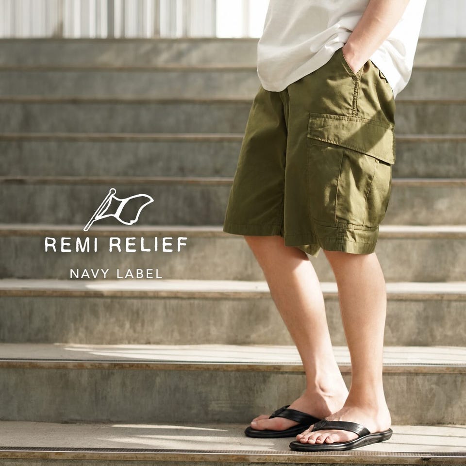 カーゴショーツ | REMI RELIEF NAVY LABEL(レミレリーフ ネイビー