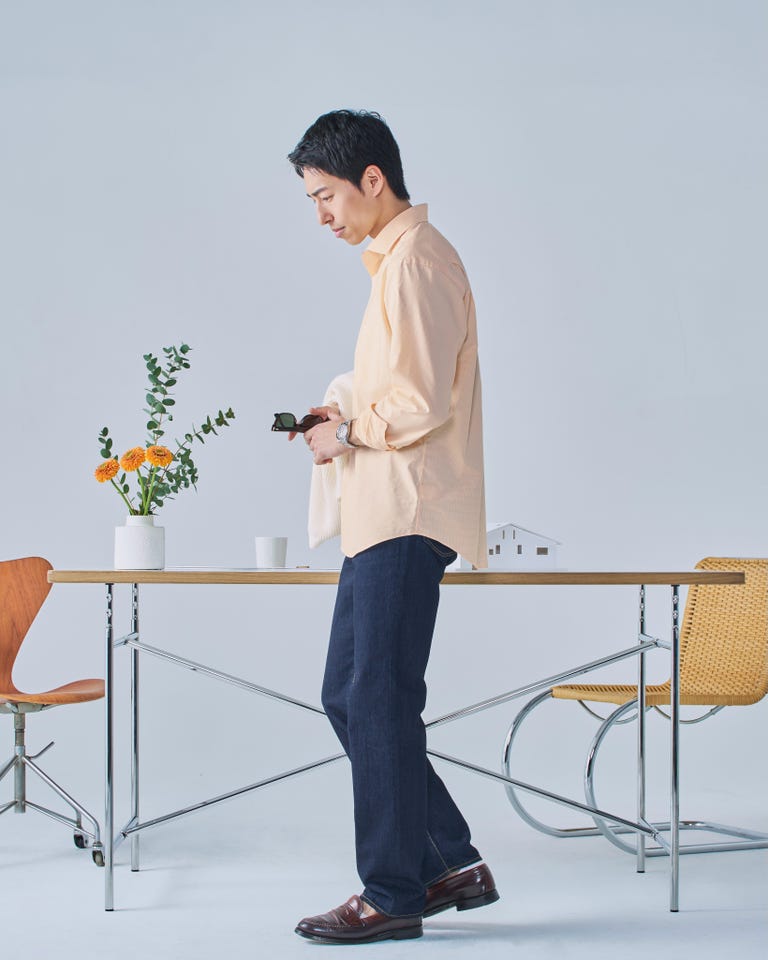 チルデンセーター(50 ベージュ系×ホワイト系): メンズ｜メーカーズ
