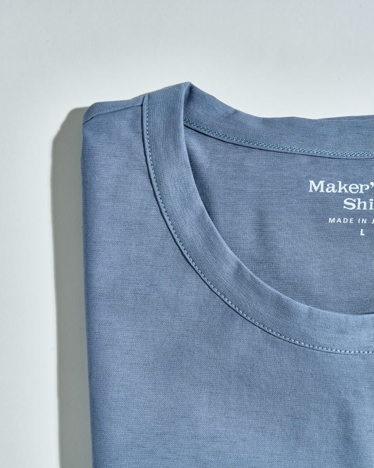 モックネックカットソー(長袖)(XXL ネイビー系): メンズ｜メーカーズ