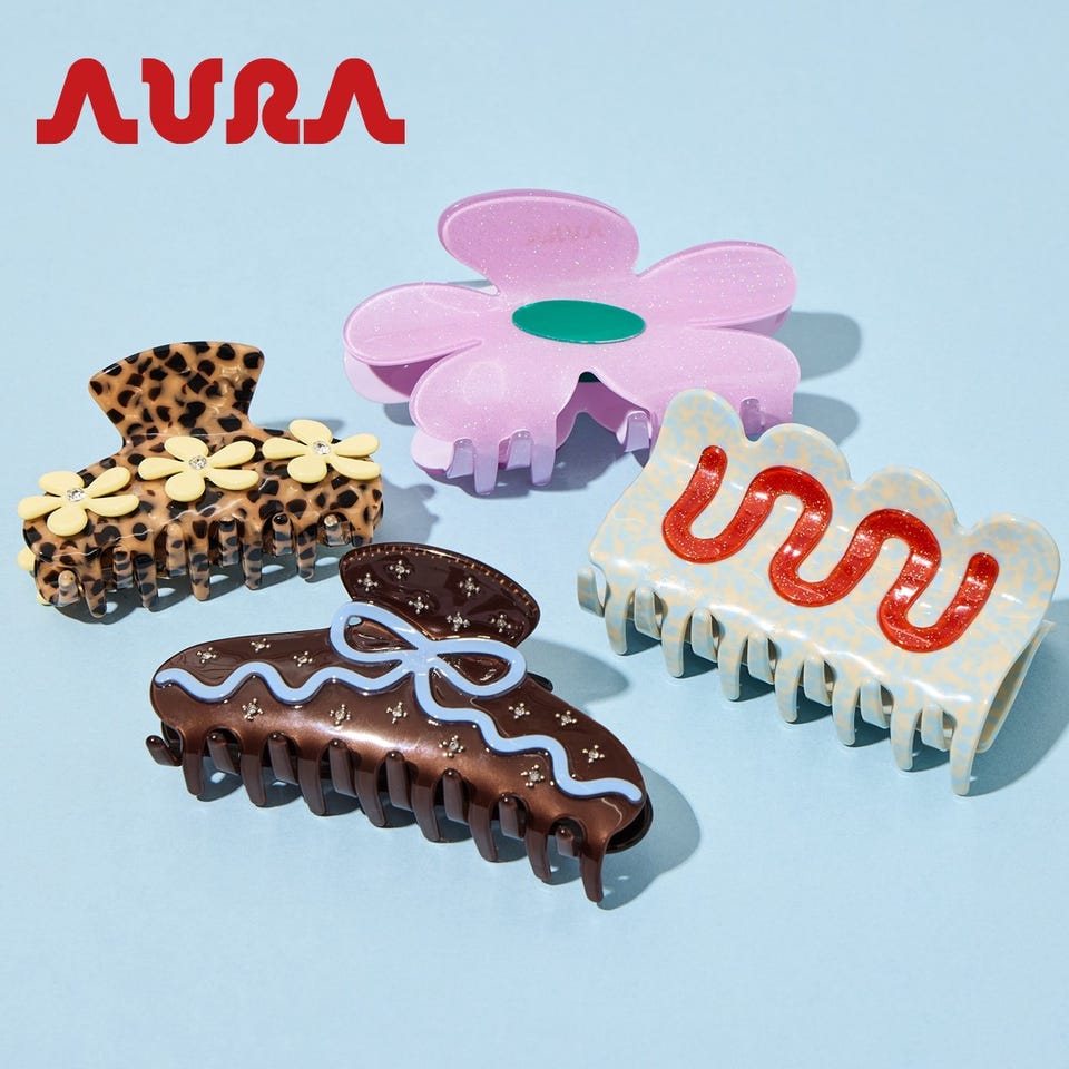 AURA アウラ ウェーブクリップ(レッド): 通常| プラザオンラインストア