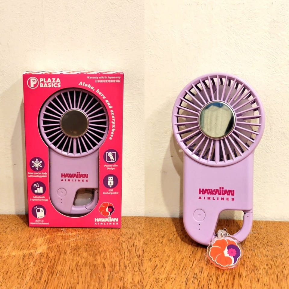 PLAZA BASICS HAWAIIAN AIRLINES ハワイアン航空 冷却機能付き スリム