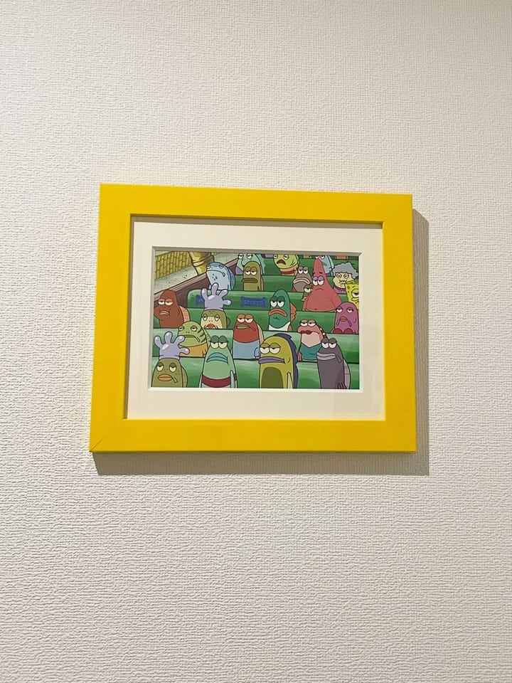 オンライン限定】SpongeBob SquarePants スポンジ・ボブ 額装アート