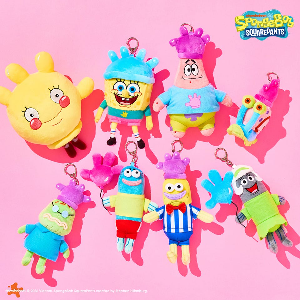 SpongeBob SquarePants スポンジ・ボブ ビーンドール GLOVE WORLD