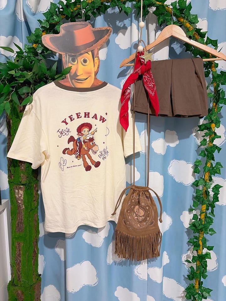 TOY STORY (トイ・ストーリー) / ジェシー / Tシャツ バニラホワイト