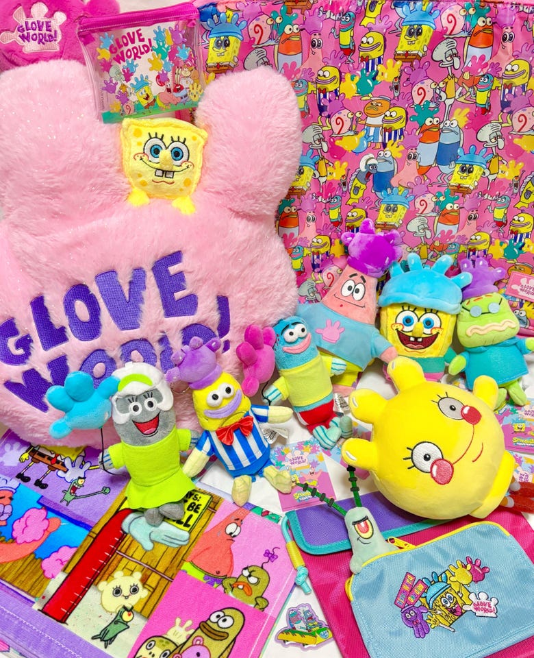 SpongeBob SquarePants スポンジ・ボブ ブランケットインクッション