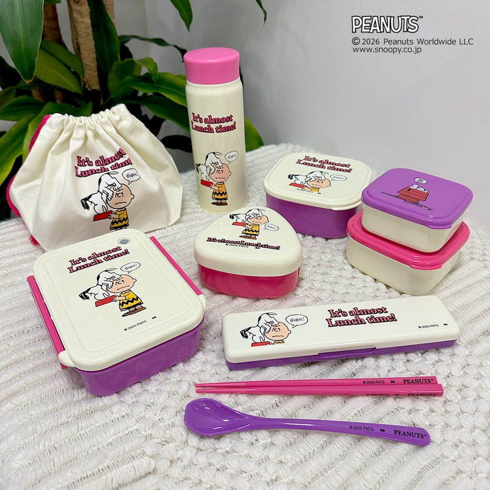 スヌーピー PEANUTS 3Pシールランチボックス LUNCH TIME(3Pシール