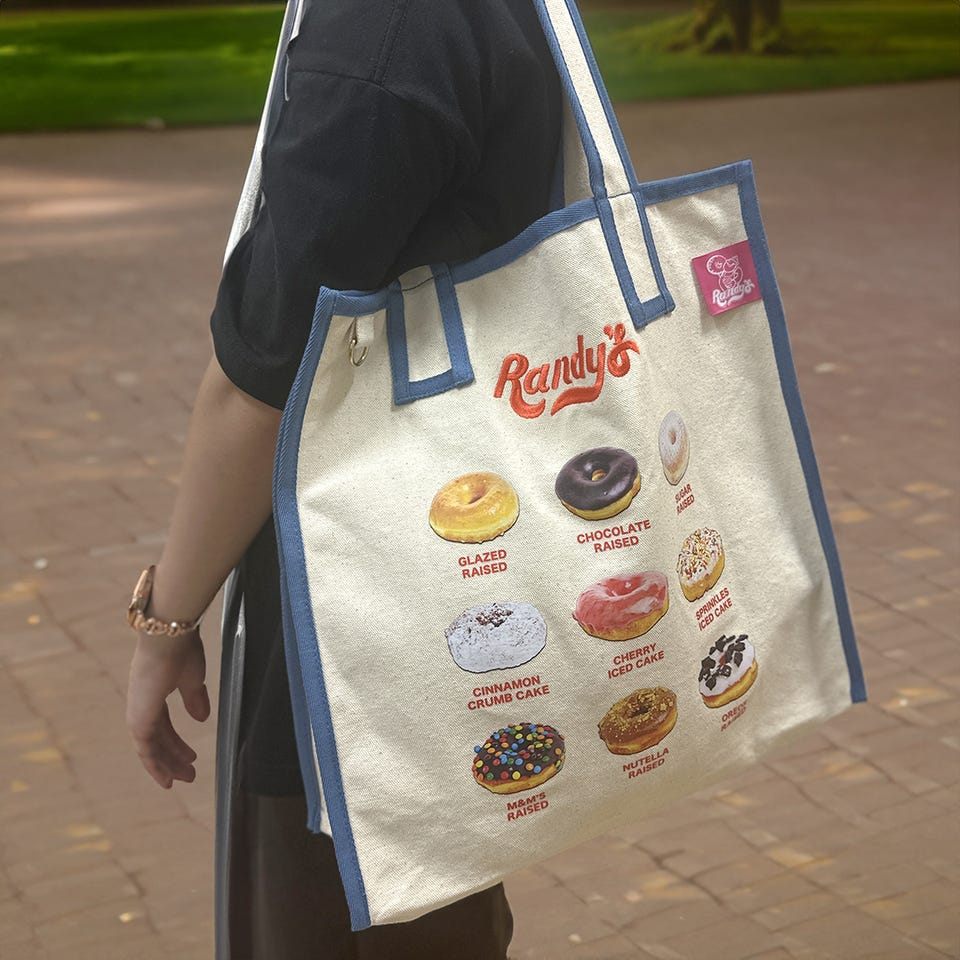 Randy’s Donuts ランディーズドーナツ トートバッグ RANDY'S DONUTS/ランディーズドーナツ DONUTS BOX PARTY BAG