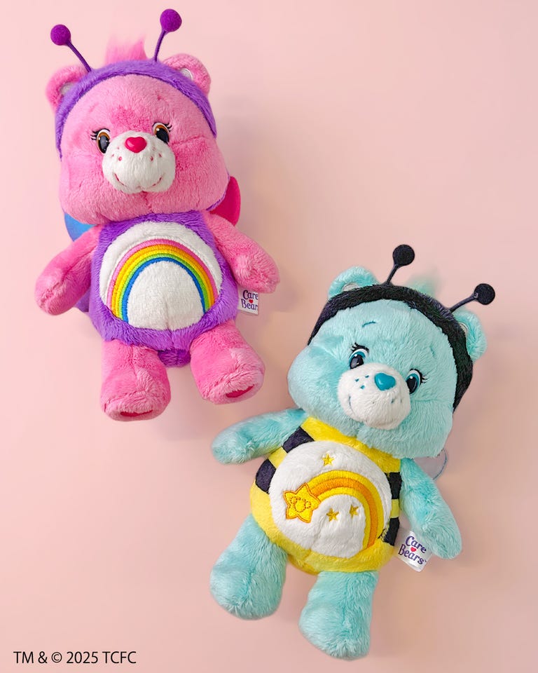 ケアベア ぬいぐるみ　フラダンス　チアベア Qoo10] ケアベア 正規品 ぬいぐるみ 27cm チアベア : 日用品雑貨