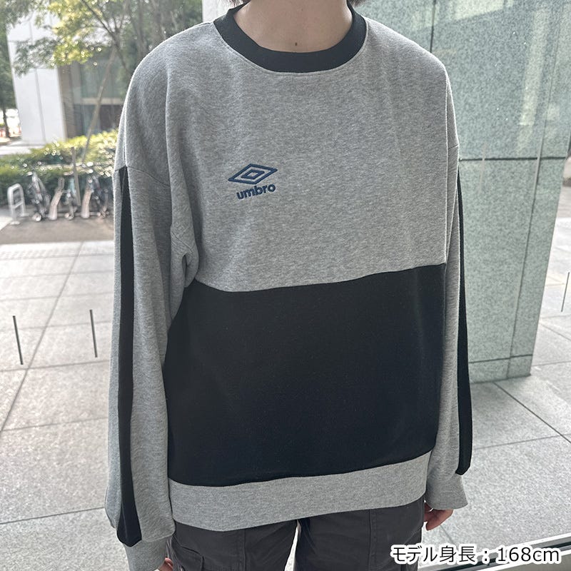 umbro アンブロ 裏起毛スウェット(ブラック): 通常| プラザ