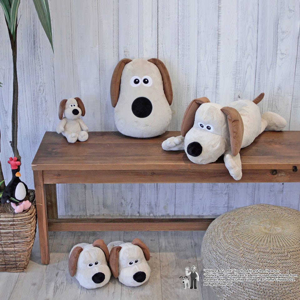 Wallace and Gromit ウォレスとグルミット ルームシューズ グルミット