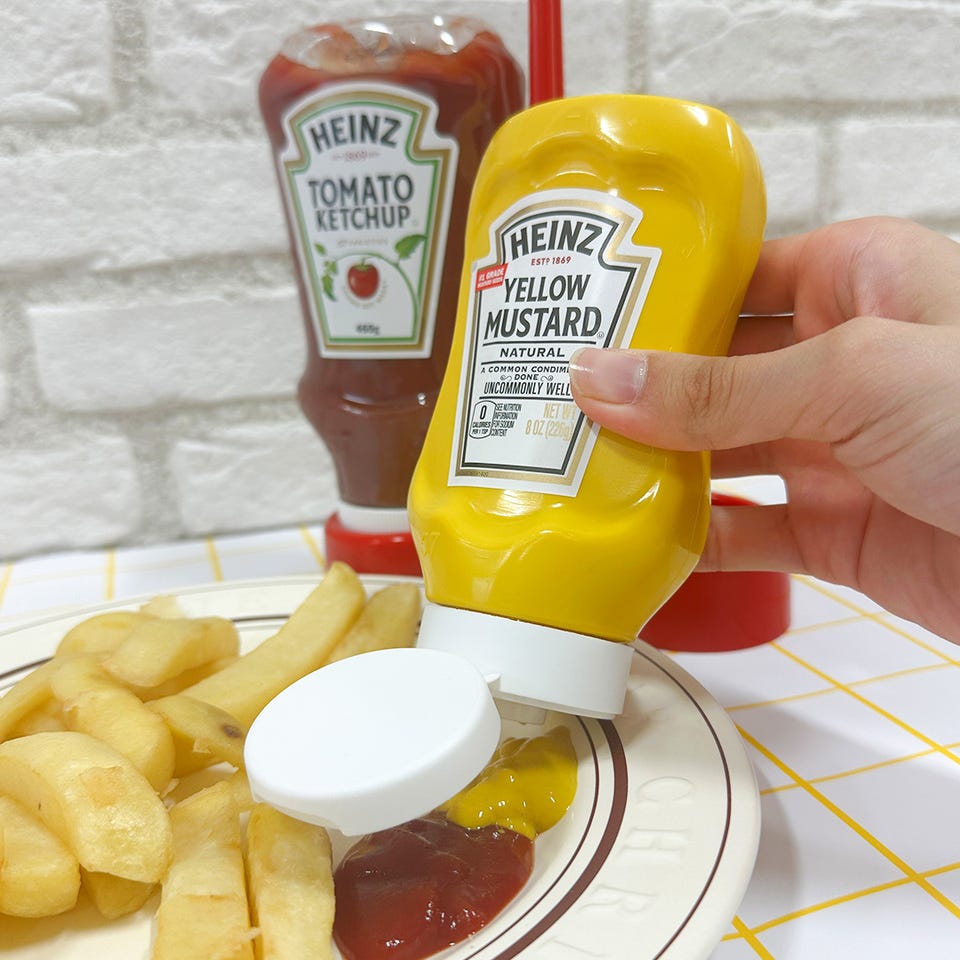 HEINZ ハインツ 逆さケチャップ＆マスタードセット(チャップ