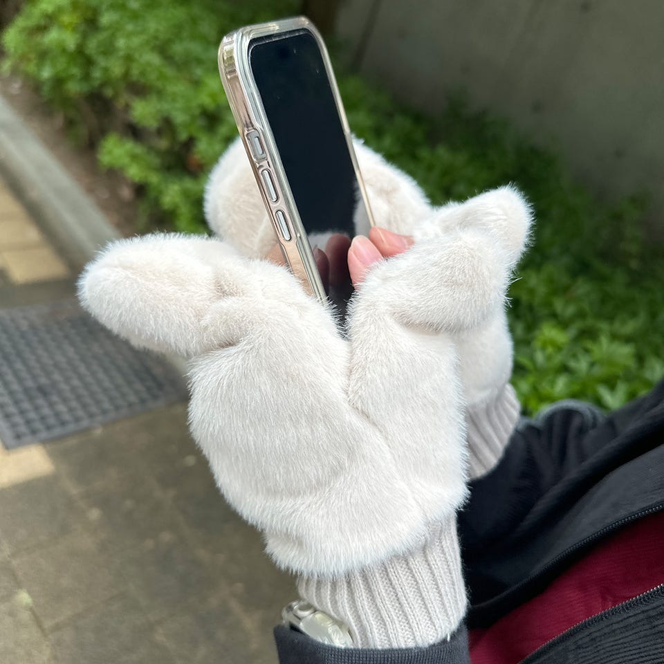 Chewiny チュウイニー ファーミトン(アイボリー): 通常| プラザ