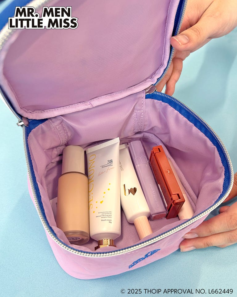 MR.MEN LITTLE MISS ミスターメン リトルミス バニティポーチ(パープル