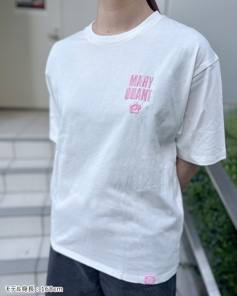 MARY QUANT マリークワント Tシャツ ビッグサイズ ホワイト