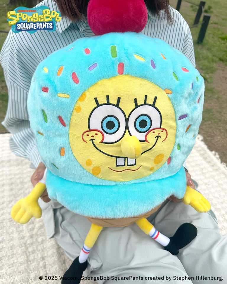 パトリック　ぬいぐるみ　ブランケット　PLAZA SpongeBob SquarePants スポンジ・ボブ ブランケットイン