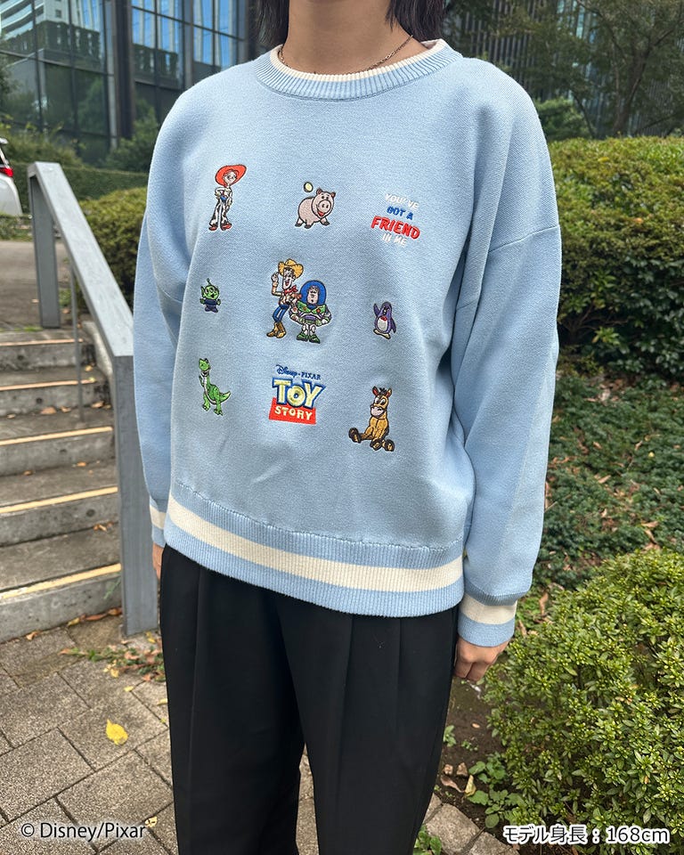 TOY STORY (トイ・ストーリー)/プルオーバーニット サックス(サックス