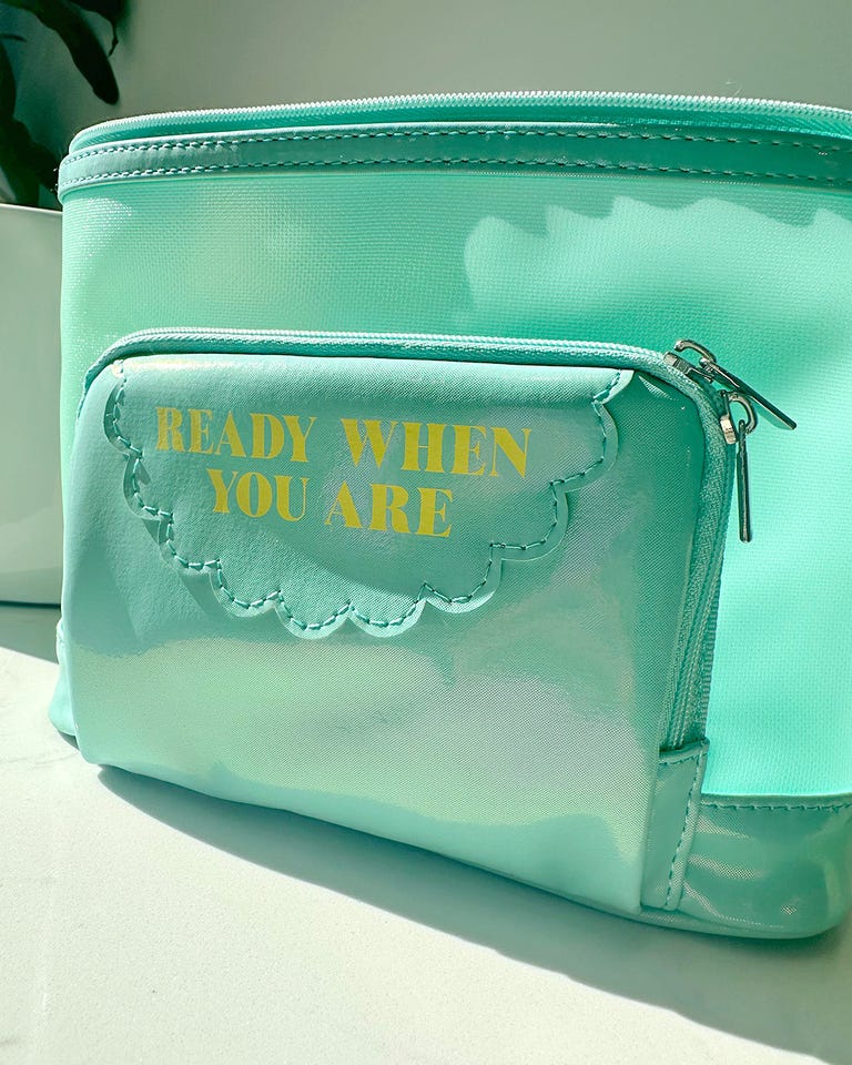 PLAZA BASICS ハンギングバニティポーチ ミント(ハンギングバニティ