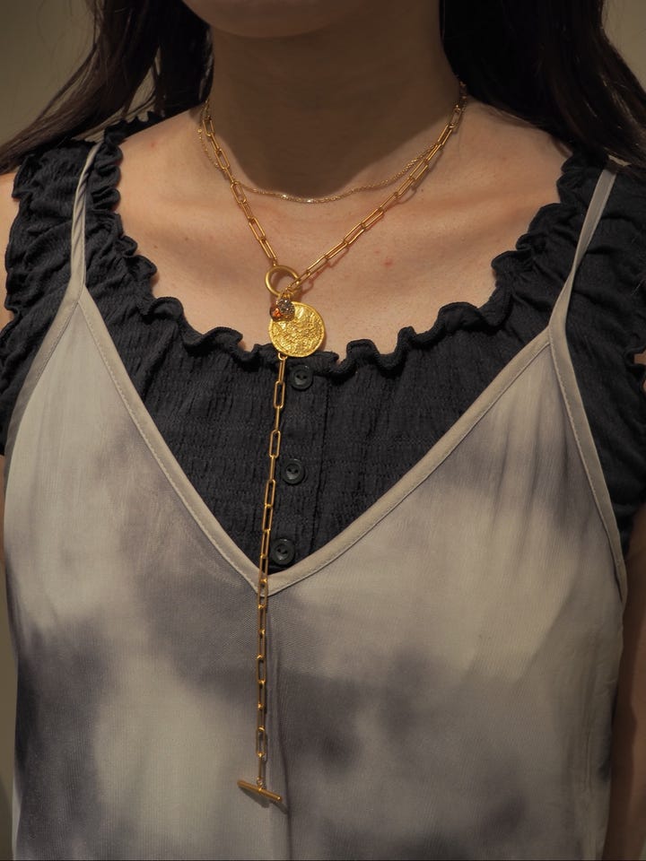 basic] big cable chain toggle necklace｜ARTIDA OUD（アルティーダ