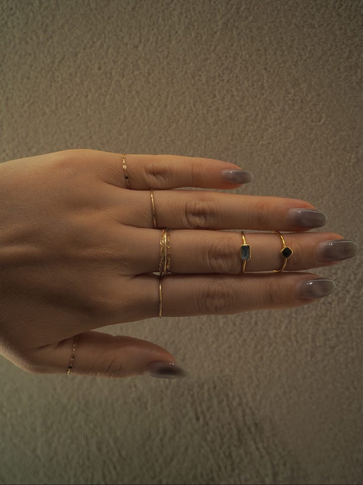 basic] K18 screw chain ring｜ARTIDA OUD（アルティーダ ウード）