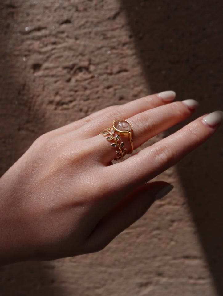 citronnier] leaves pave diamonds ring｜ARTIDA OUD（アルティーダ