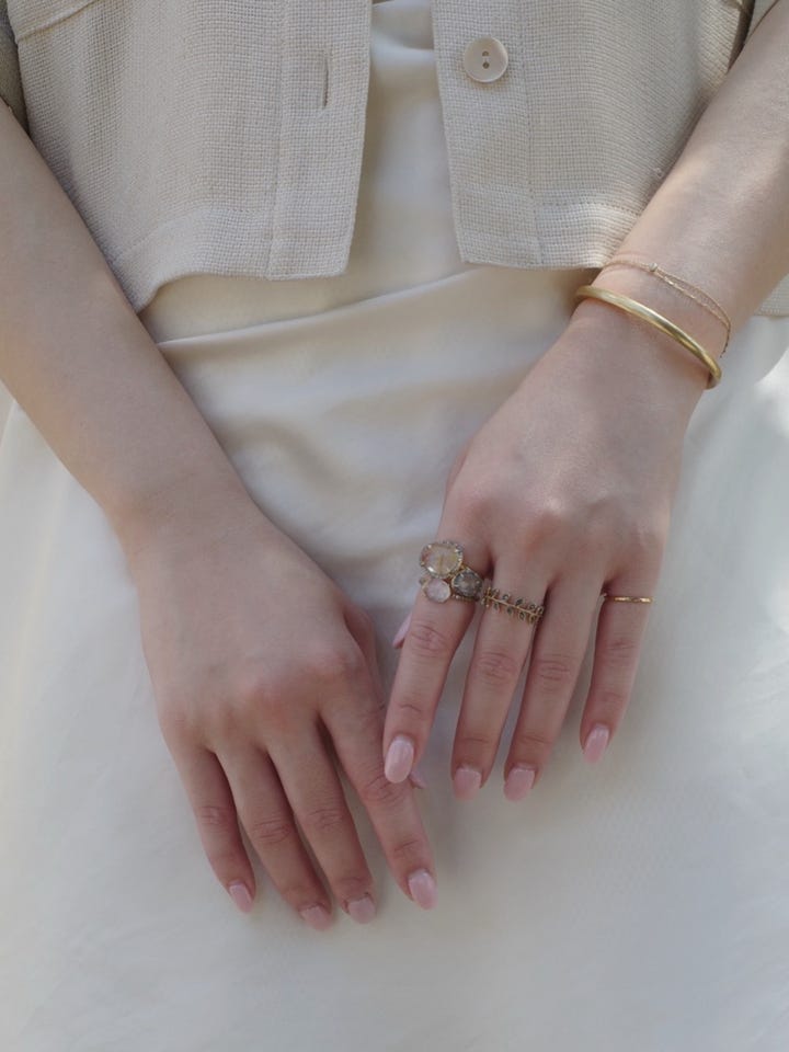 bone] organic mat thin bangle｜ARTIDA OUD（アルティーダ ウード）