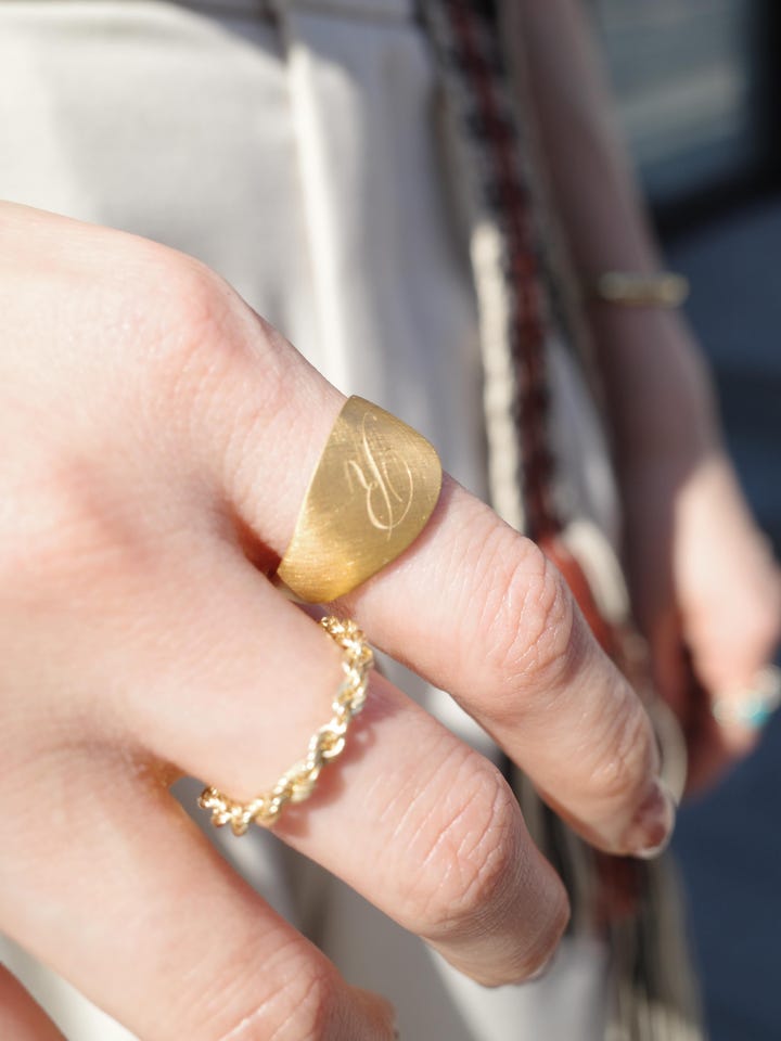 basic] K18 hollow rope chain ring｜ARTIDA OUD（アルティーダ ウード）