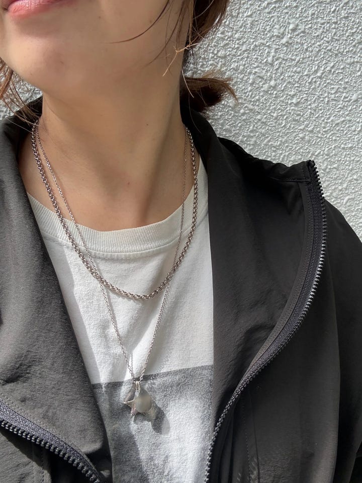 SV925 70cm スモール ケーブルチェーン ネックレス|ジュエリー|PIMENTÉ