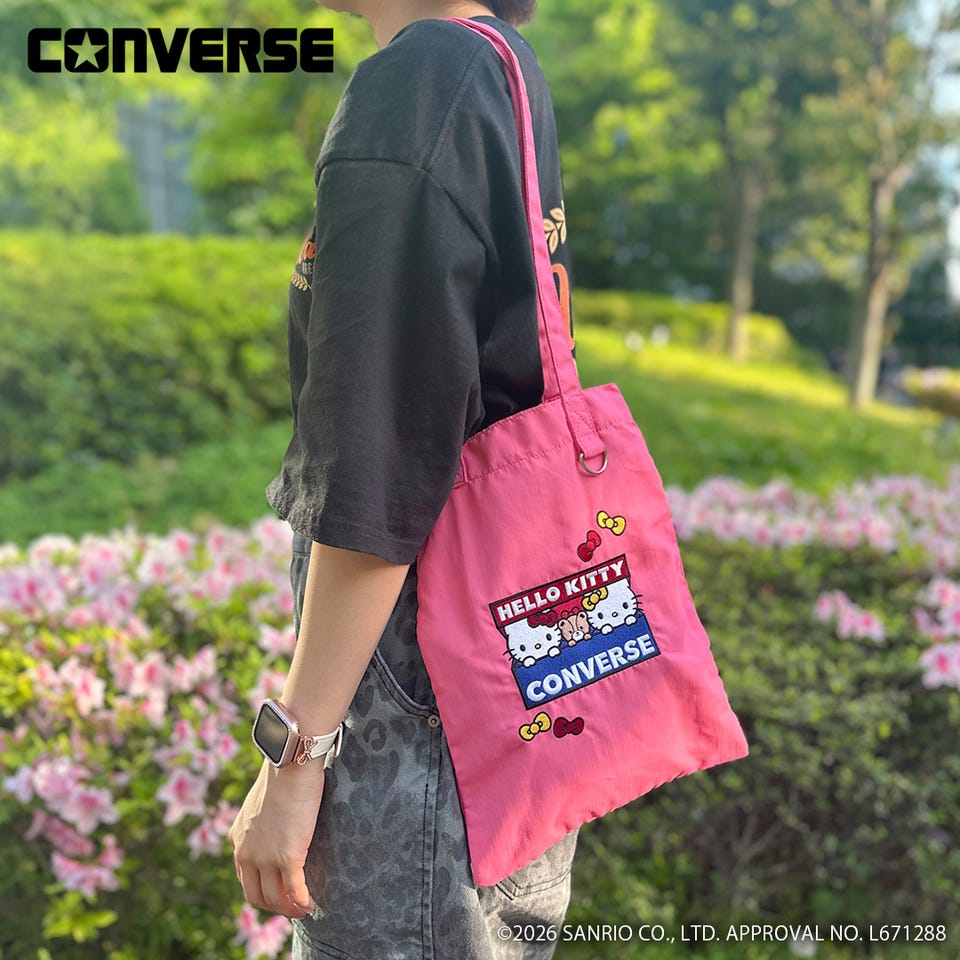 CONVERSE コンバース × HELLO KITTY ハロー キティ トートバッグ