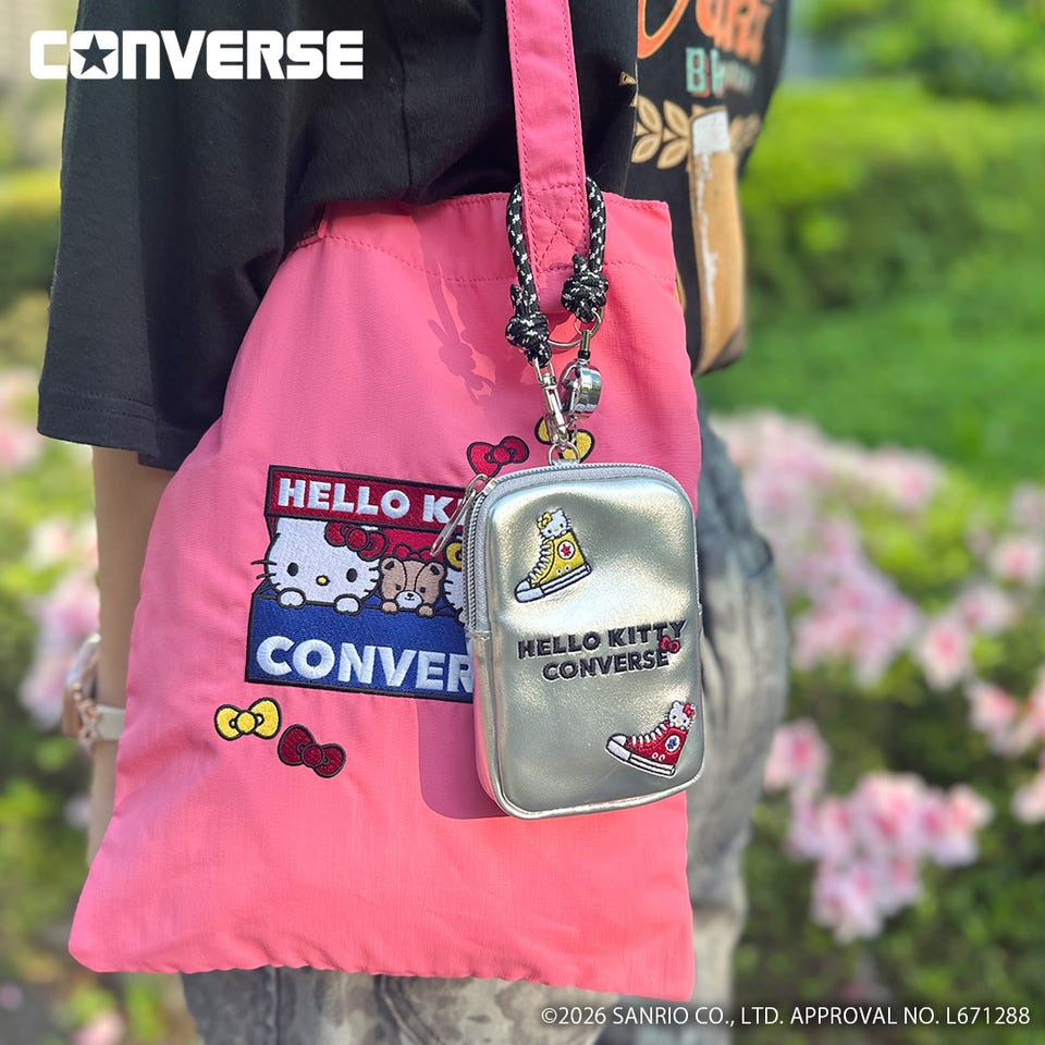 CONVERSE コンバース × HELLO KITTY ハロー キティ トートバッグ