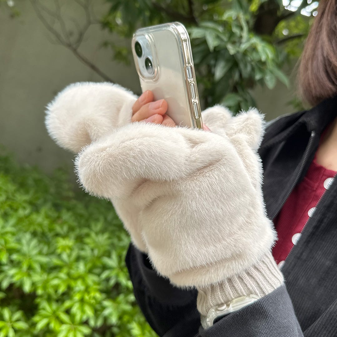 Chewiny チュウイニー ファーミトン(アイボリー): 通常| プラザ