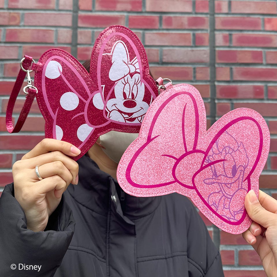 Disney（ディズニー）リボンポーチ(ミニーマウス): 通常| プラザ