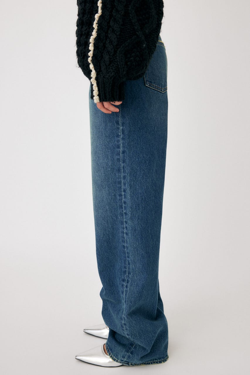 パンツ moussy 90S LOWRISE LOOSE STRAIGHT MOUSSY 90S LOWRISE LOOSE STRAIGHT OW One Wash1 -ファッション