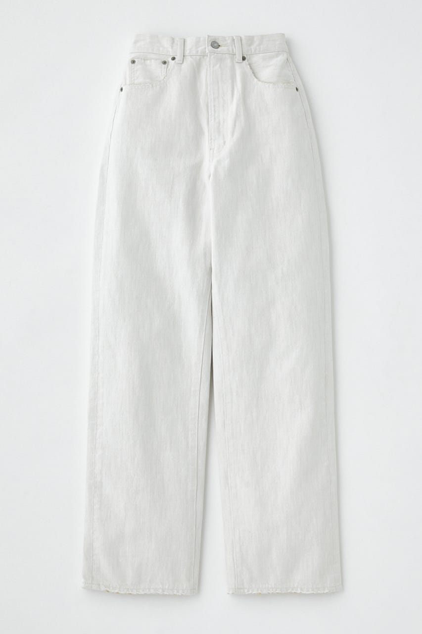 moussy　HW WHT LOOSE STRAIGHT デニムホワイトタグ付き MOUSSY マウジー moussy HW WHT LOOSE STRAIGHT （ホワイト