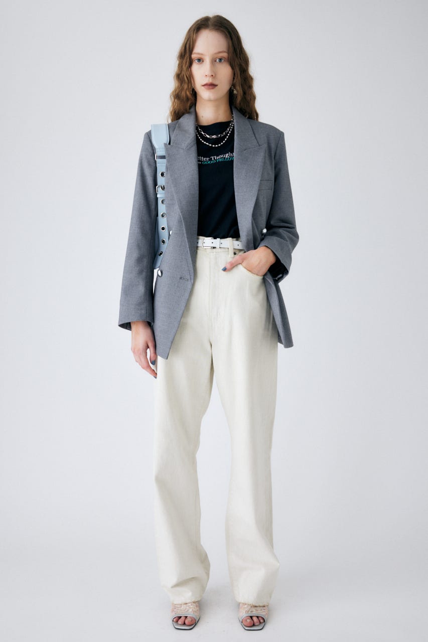 パンツ MOUSSY HW WHT LOOSE STRAIGHT MOUSSY | HW WHT LOOSE STRAIGHT (ワイド ) |SHEL'TTER WEBSTORE